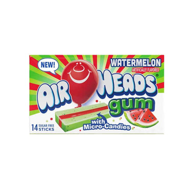 Airheads Gum Watermelon 1.185oz x 12