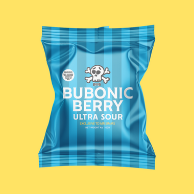 Bubonic Berry Ultra Sour 100g (24 Bags)