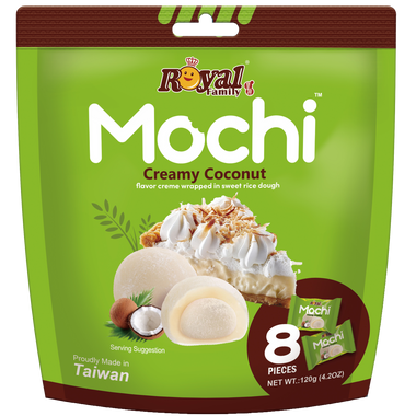 ROYAL MOCHI 12 x 120g - CREAMY COCONUT - 0VAT
