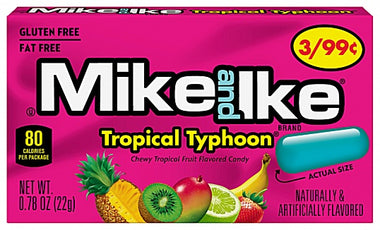 Mike & Ike Chgmkr Tropical Typhoon 22g x 24