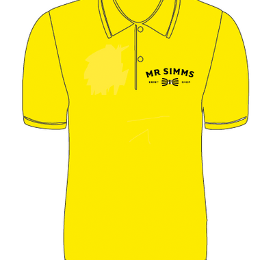 Mr Simms Polo Shirts Yellow