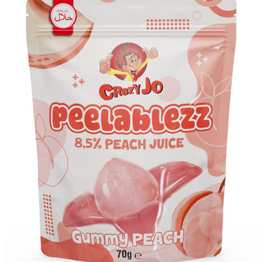 Crazy Jo Peelablezz Peach 70g x 12