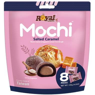 ROYAL MOCHI 12 x 120g - SALTED CARAMEL - 0VAT