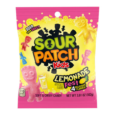 Sour Patch Kids Peg Lemonade 3.61oz x 12