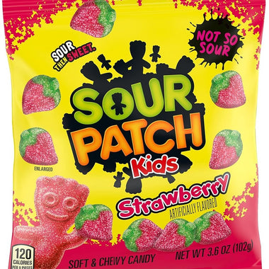 Sour Patch Kids STRAWBERRY Peg 3.6oz 12ct