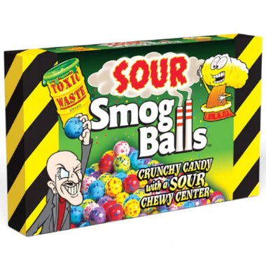 Toxic Waste Sour Smog Balls Theatre Box 85g x 12