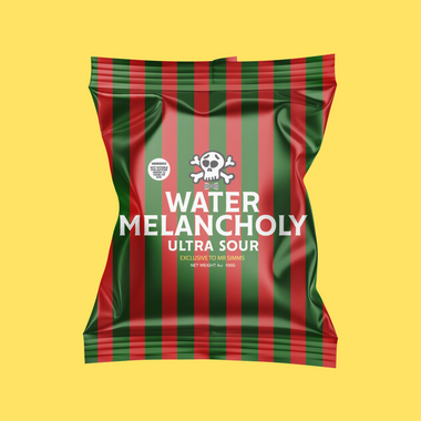 Water Meloncholy Ultra Sour 100g (24 Bags)