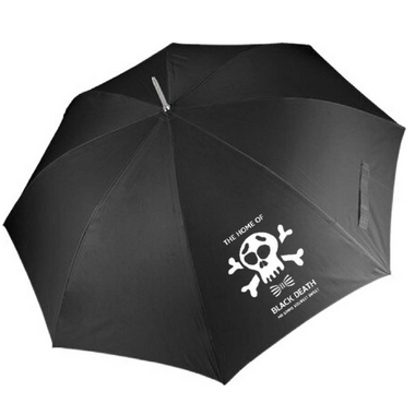 Mr Simms Black Death Logo Umbrella