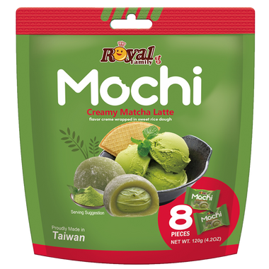 ROYAL MOCHI 12 x 120g - CREAMY MATCHA LATTE - 0VAT