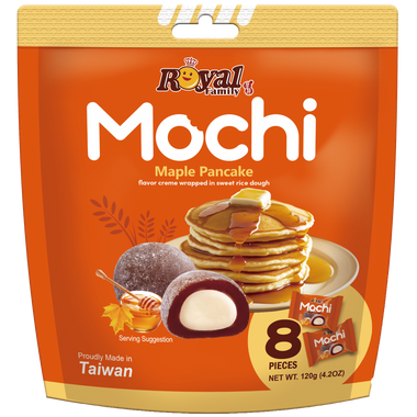 ROYAL MOCHI 12 x 120g - MAPLE PANCAKE - 0VAT
