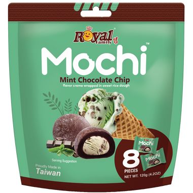 ROYAL MOCHI 12 x 120g - MINT CHOC CHIP - 0VAT