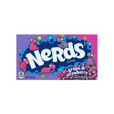 Nerds Grape and Strawberry Theatre Box 141g x 12