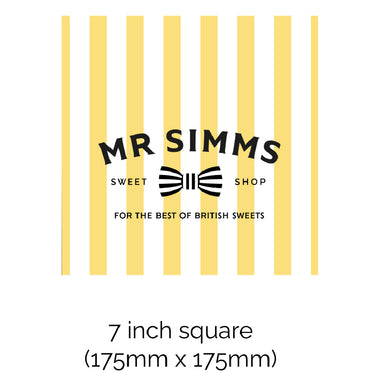 Mr Simms 7x7” Paper Bags (Case 1000)