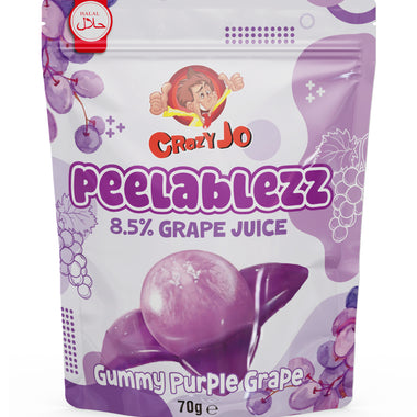 Crazy Jo Peelablezz Grape 70g x 12