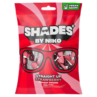 Shades Straight Up Strawberry 150g - Case x 20
