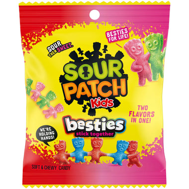 Sour Patch Kids Besties Assorted Soft Candy 3.6oz x 12