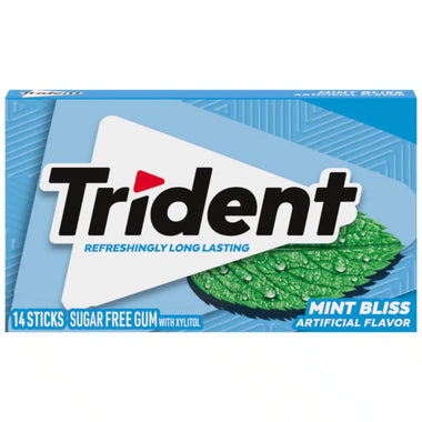 Trident Single Mint Bliss x 14