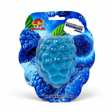 Crazy Jo Peelablezz Jumbo Blue Raspberry Gummy 136G X 12