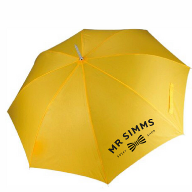 Mr Simms Yellow Umbrella