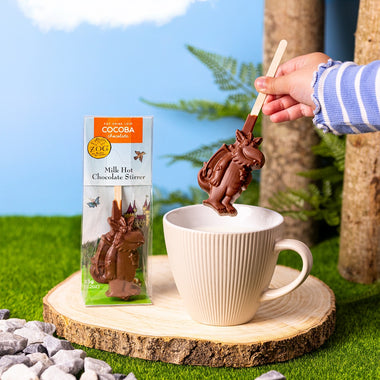 *NEW* Zog Character Shaped Hot Chocolate Stirrer x 12