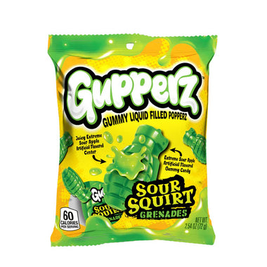 Gupperz Sour Squirt Grenade 2.54oz (72g) - 12CT