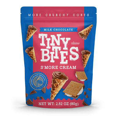 Tiny Bites Waffle Cones - S’more Cream 80g x 12