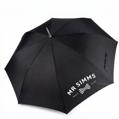 Mr Simms Black Umbrella